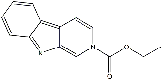 2H-Pyrido[3,4-b]indole-2-carboxylic acid ethyl ester Struktur