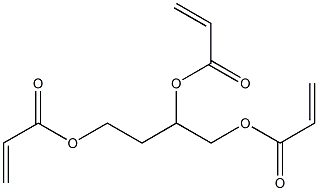 Trisacrylic acid 1,2,4-butanetriyl ester Struktur