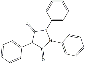 1,2,4-Triphenylpyrazolidine-3,5-dione Struktur