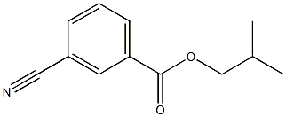 3-Cyanobenzoic acid isobutyl ester Struktur