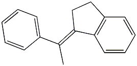 2,3-Dihydro-1-(1-phenylethylidene)-1H-indene Struktur