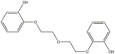 2,2'-(1,4,7-Trioxaheptane-1,7-diyl)bisphenol Struktur