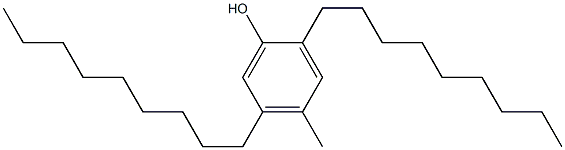 4-Methyl-2,5-dinonylphenol Struktur