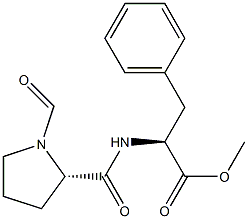 N-(1-Formyl-L-prolyl)-L-phenylalanine methyl ester Struktur