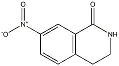 3,4-Dihydro-7-nitro-1,2-dihydroisoquinoline-1-one Struktur