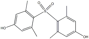 4,4'-Dihydroxy-2,2',6,6'-tetramethyl[sulfonylbisbenzene] Struktur