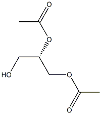 (S)-1,2,3-Propanetriol 2,3-diacetate Struktur