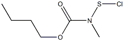 N-Chlorothio-N-methylcarbamic acid butyl ester Struktur