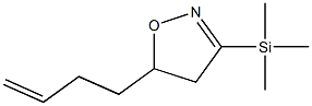 3-(Trimethylsilyl)-5-(3-butenyl)-2-isoxazoline Struktur