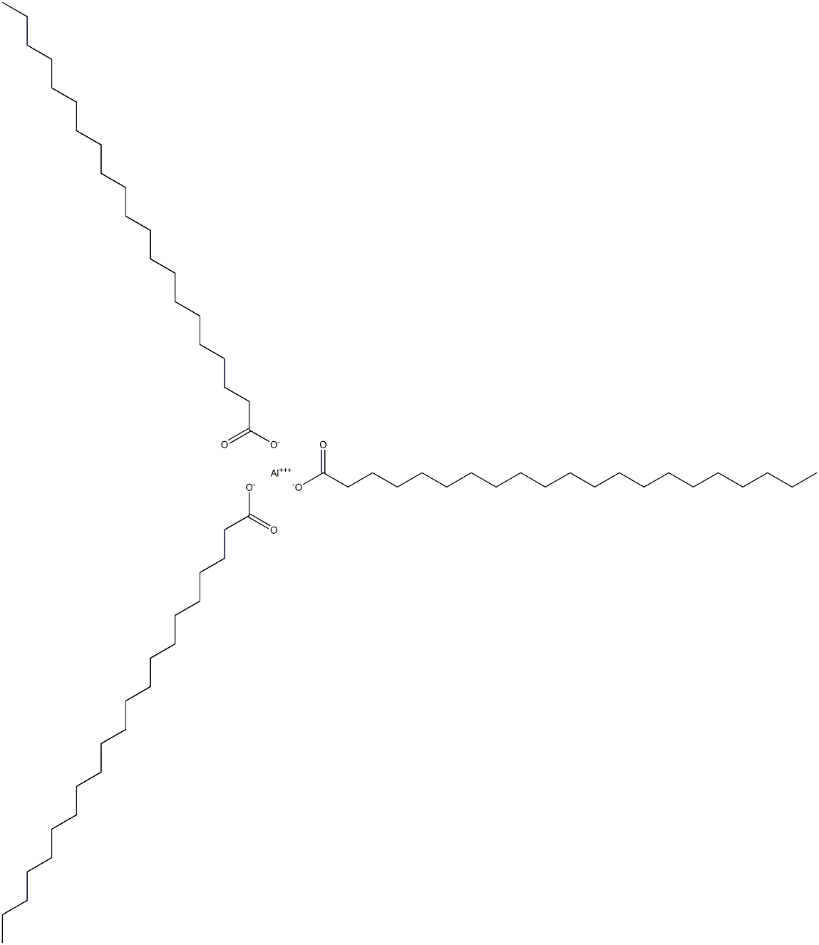 Trihenicosanoic acid aluminum salt Struktur