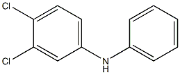 3,4-Dichlorophenylphenylamine Struktur