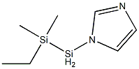 1-(Dimethylethylsilylsilyl)-1H-imidazole Struktur