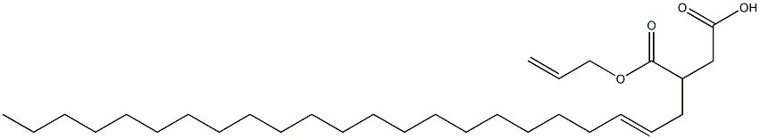 3-(2-Tricosenyl)succinic acid 1-hydrogen 4-allyl ester Struktur