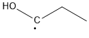 1-Hydroxypropyl radical Struktur