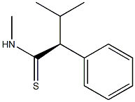 [S,(+)]-N,3-Dimethyl-2-phenylthiobutyramide Struktur