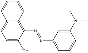 1-[[3-(Dimethylamino)phenyl]azo]naphthalen-2-ol Struktur