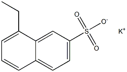 8-Ethyl-2-naphthalenesulfonic acid potassium salt Struktur