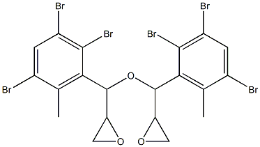 2,3,5-Tribromo-6-methylphenylglycidyl ether Struktur