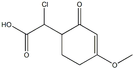 4-Methoxy-2-oxo-3-cyclohexenyl=chloroacetate Struktur