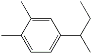 1,2-Dimethyl-4-sec-butylbenzene Struktur