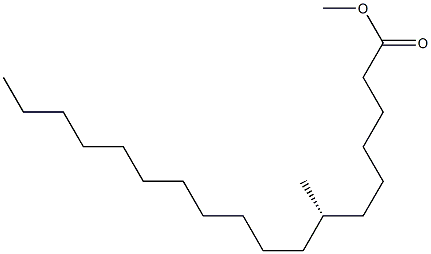 (7S)-7-Methyloctadecanoic acid methyl ester Struktur