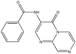 N-(4-Oxo-4H-pyrazino[1,2-a]pyrimidine-3-yl)benzamide Struktur