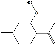 p-Mentha-1(7),8-dien-3-yl hydroperoxide Struktur