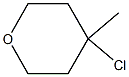 4-Chloro-4-methyl-3,4,5,6-tetrahydro-2H-pyran Struktur