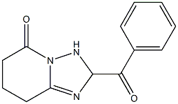 2-Benzoyl-2,3,7,8-tetrahydro[1,2,4]triazolo[1,5-a]pyridin-5(6H)-one Struktur