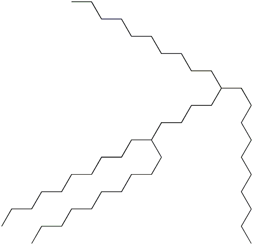 11,16-Didecylhexacosane Struktur