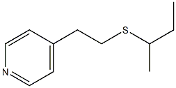 4-(2-sec-Butylthioethyl)pyridine Struktur