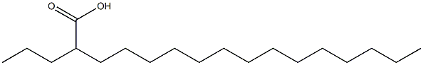 2-Propylhexadecanoic acid Struktur