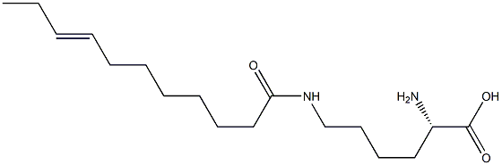 N6-(8-Undecenoyl)lysine Struktur