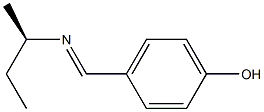 (-)-p-[(R)-N-sec-Butylformimidoyl]phenol Struktur