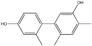 2',4,6-Trimethyl-1,1'-biphenyl-3,4'-diol Struktur