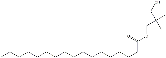 Heptadecanoic acid 3-hydroxy-2,2-dimethylpropyl ester Struktur