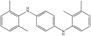 N-(2,3-Dimethylphenyl)-N'-(2,6-dimethylphenyl)-p-phenylenediamine Struktur