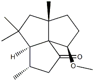 11beta-methoxy-4alpha,6,6,8beta-tetramethyl-5alpha-tricyclo(6.3.0.0(1,5))undecan-2-one Struktur