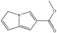 3H-Pyrrolizine-6-carboxylic acid methyl ester Struktur