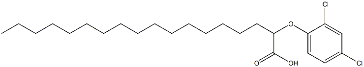 2-(2,4-Dichlorophenoxy)stearic acid Struktur