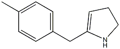 4,5-Dihydro-2-(4-methylbenzyl)-1H-pyrrole Struktur