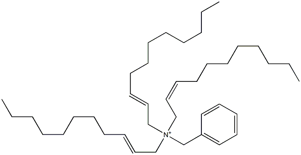 Tri(2-undecenyl)benzylaminium Struktur