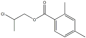 2,4-Dimethylbenzenecarboxylic acid 2-chloropropyl ester Struktur