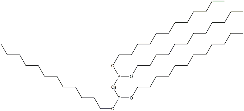 Bis[bis(dodecyloxy)phosphino]calcium Struktur