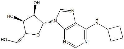 N-Cyclobutyladenosine Struktur