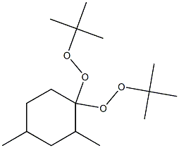 2,4-Dimethyl-1,1-bis(tert-butylperoxy)cyclohexane Struktur