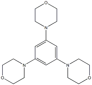 1,3,5-Tris(4-morpholinyl)benzene Struktur