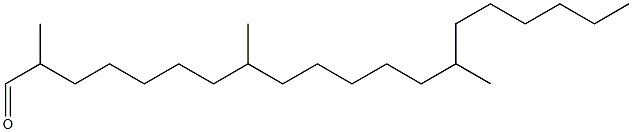 2,8,14-Trimethylicosanal Struktur