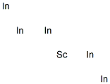 Scandium pentaindium Struktur