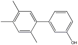 3-(2,4,5-Trimethylphenyl)phenol Struktur